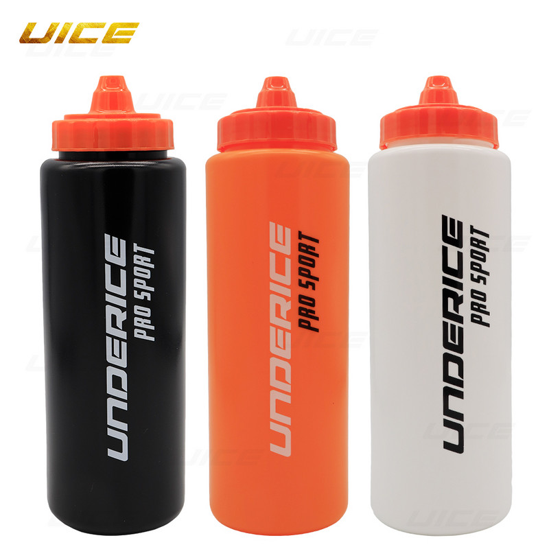 Hoki veepudel Spordipudel 1000 ml Jäähokikindad BPA-vaba Jäähoki Jalgpall Lacrosse Pudelid Spordivarustus