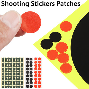 0,8\'\' 900/2100Pcs Χαρτί αυτοκόλλητο Target Paster Shooting Αυτοκόλλητα Μπαλώματα για προπόνηση Κυνήγι Πρακτική Αξεσουάρ Paintball
