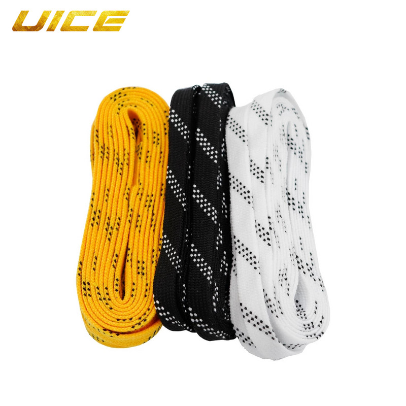 Hokijalatsite paelad 84/96/108/120 tolli jäähoki rulluisupaelad Kahekihiline palmik, täiendavalt tugevdatud otsad, vahatatud otsaku disain kingapael