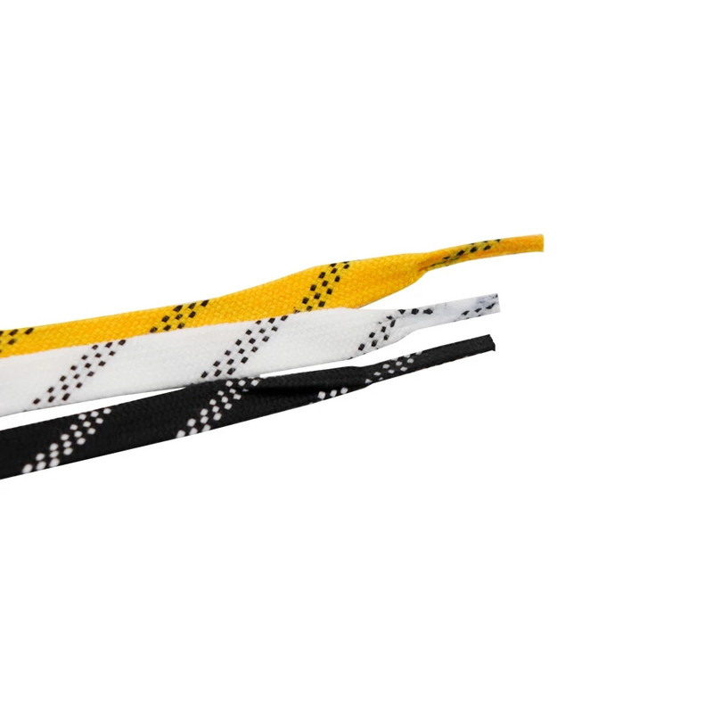 Hokijalatsite paelad 84/96/108/120 tolli jäähoki rulluisupaelad Kahekihiline palmik, täiendavalt tugevdatud otsad, vahatatud otsaku disain kingapael