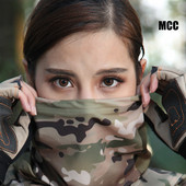 Taktikai félarcmaszk szélálló porálló kerékpáros símaszk terepszínű Airsoft paintball katonai mágikus előke maszk