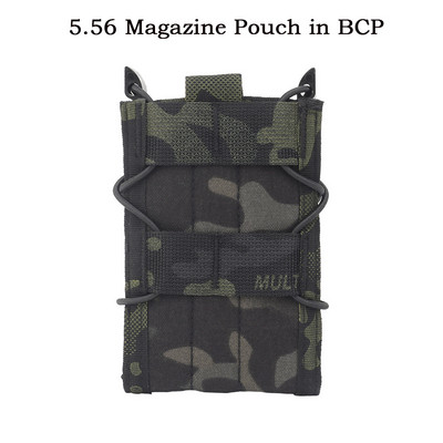 9 mm-es 5,56 egylapos tártasak M4 AK SMG Mag tároló tartó Malice Clip taktikai öv Airsoft vadászmellény Paintball kiegészítők