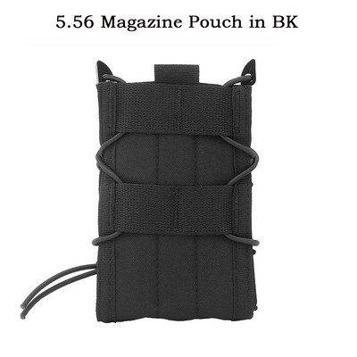 9 mm-es 5,56 egylapos tártasak M4 AK SMG Mag tároló tartó Malice Clip taktikai öv Airsoft vadászmellény Paintball kiegészítők