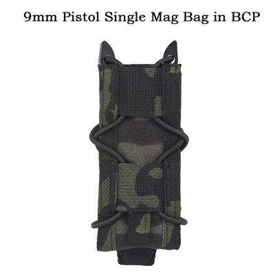 9 mm-es 5,56 egylapos tártasak M4 AK SMG Mag tároló tartó Malice Clip taktikai öv Airsoft vadászmellény Paintball kiegészítők