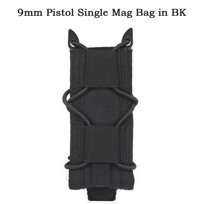 9 mm-es 5,56 egylapos tártasak M4 AK SMG Mag tároló tartó Malice Clip taktikai öv Airsoft vadászmellény Paintball kiegészítők