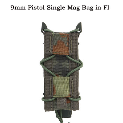 9 mm-es 5,56 egylapos tártasak M4 AK SMG Mag tároló tartó Malice Clip taktikai öv Airsoft vadászmellény Paintball kiegészítők