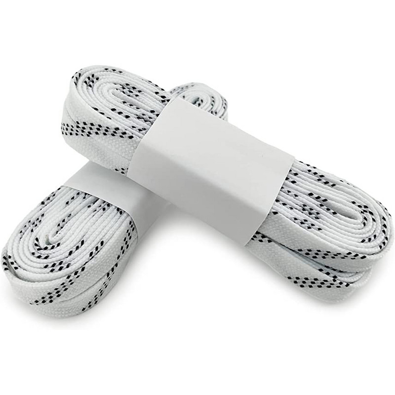 Vahatatud uisupaelad 84 tolli 96 tolli 108 tolli 120 tolli kahekihiline palmik, täiendavalt tugevdatud otsad 8 värvi jäähoki rulluisuhoki kingapael