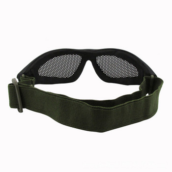 Υψηλής ποιότητας γυαλιά κυνηγιού Tactical Paintball Γυαλιά Γυαλιά από ατσάλι συρμάτινο πλέγμα Airsoft Net Γυαλιά Αντικραδασμικής αντίστασης Προστατευτικό παιχνιδιών ματιών