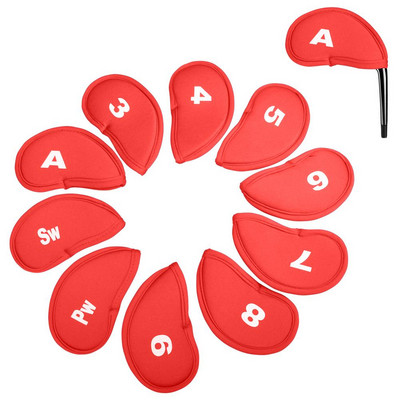 10 komada pokrivala za golf palicu, ronilačkih materijala, jednostavnih obostrano vezenih zaštitnih rukava za darove