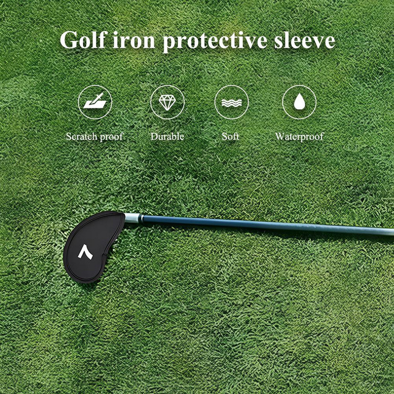 10 komada pokrivala za golf palicu, ronilačkih materijala, jednostavnih obostrano vezenih zaštitnih rukava za darove