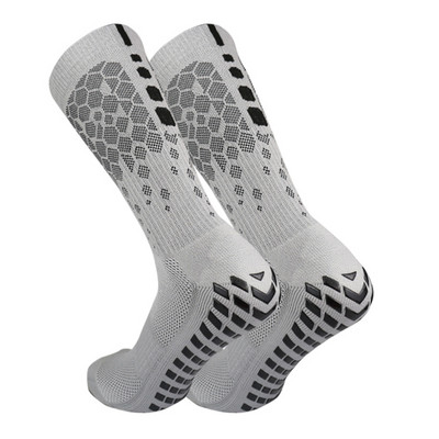 Anti-slip Soccer Socks for Men and Women Breathable Athletic Socks with Grippers for Yoga Football Gym