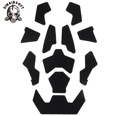 Nagy vágású, gyors sisak, szőrös ragasztó varázsmatricák tapaszok horog és hurok készlet sisakhoz, módosított rögzítőelem ragadós paintball lövöldözéshez
