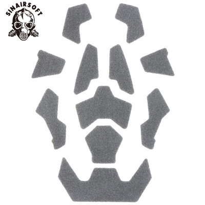 Nagy vágású, gyors sisak, szőrös ragasztó varázsmatricák tapaszok horog és hurok készlet sisakhoz, módosított rögzítőelem ragadós paintball lövöldözéshez
