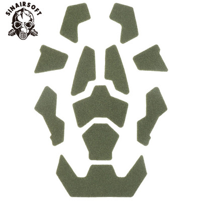 Nagy vágású, gyors sisak, szőrös ragasztó varázsmatricák tapaszok horog és hurok készlet sisakhoz, módosított rögzítőelem ragadós paintball lövöldözéshez