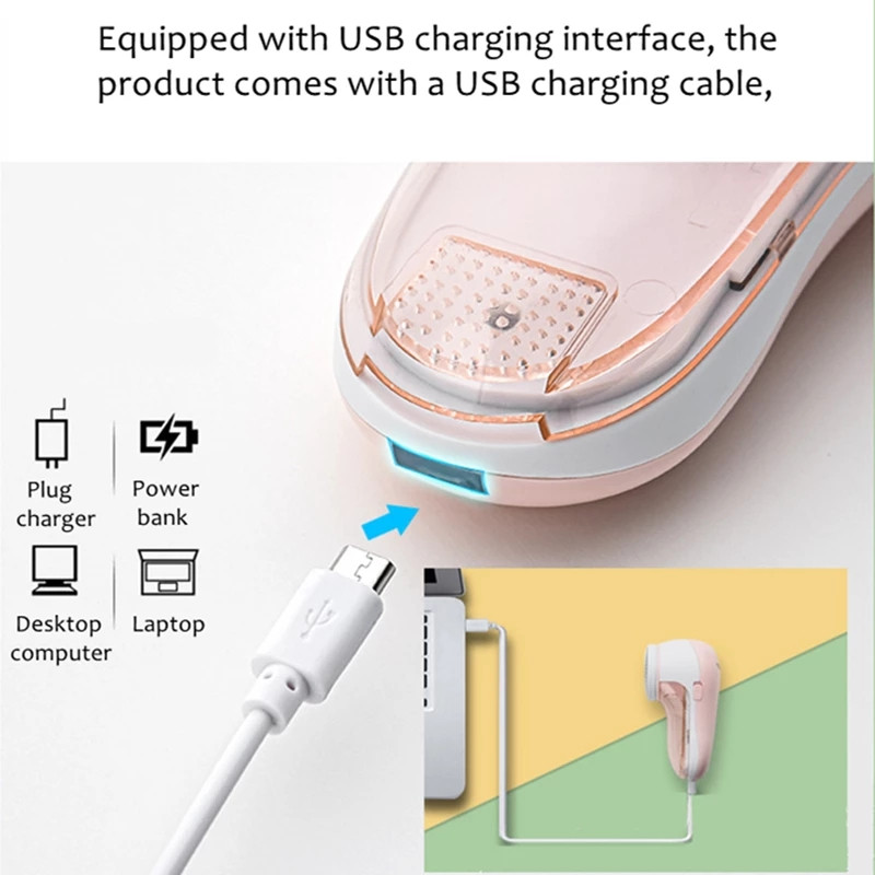 Naujas pūkelių valiklis rūbams pūkelių granulių kirpimo mašina Nešiojama įkraunama audinių skutimosi priemonė, skirta drabužių šalinimui megztiniai ritės pjoviklis