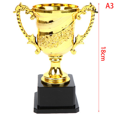 14/17/18cm Golden Award Trophy Balvas Dekors Plastmasa Atlīdzības Balvas Bērnudārzs Bērni Dāvanas Balvas Trofejas Suvenīri Svinības