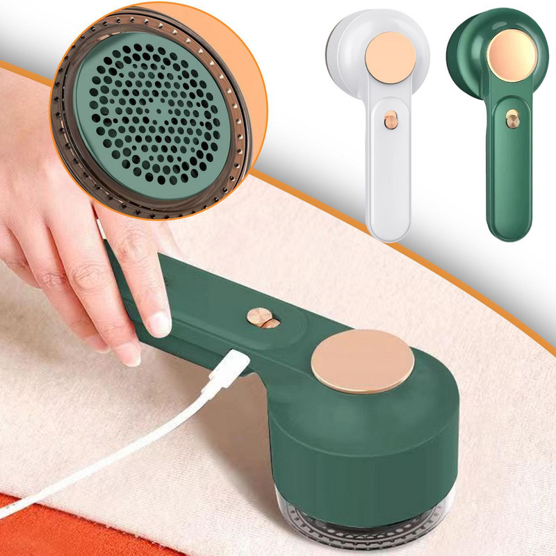 Elektrinis pūkelių valiklis drabužiams Pūkelių granulių šalinimo mašina Nešiojamas įkraunamas megztinis Audinio skustuvas pašalina drabužių skustuvą K4X6