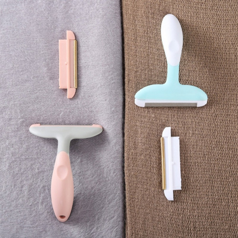 Μίνι φορητό χειροκίνητο πράκτορα αποτρίχωσης μαλλί χαλιού Παλτό ρούχων ξυριστικής βούρτσας Εργαλείο πλεξίματος με μπάλα αποτρίχωσης διπλής όψης