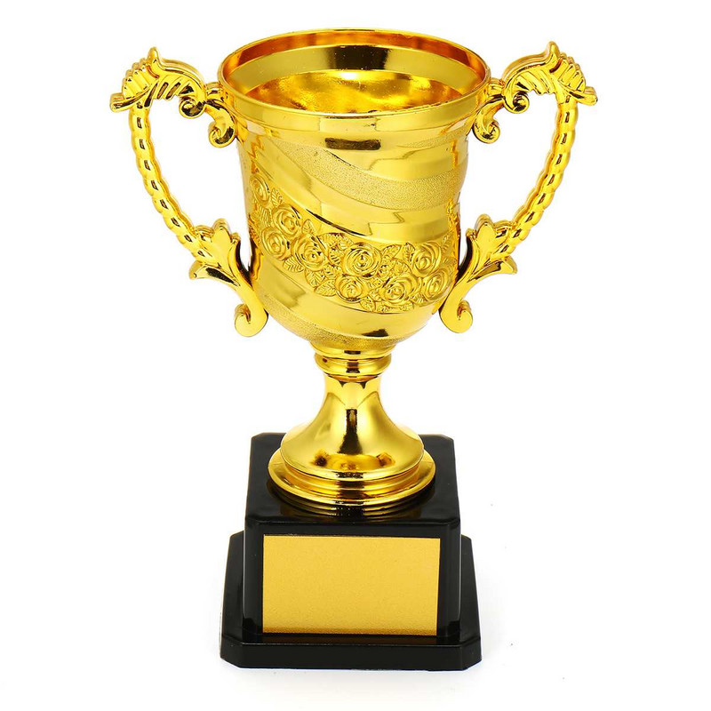 14/17/18cm Zelta balvas Trofeja Bērni Apzeltīti Skolas Bērnudārza Balva Piederumi Amatniecība Suvenīri Svinības Dāvanas