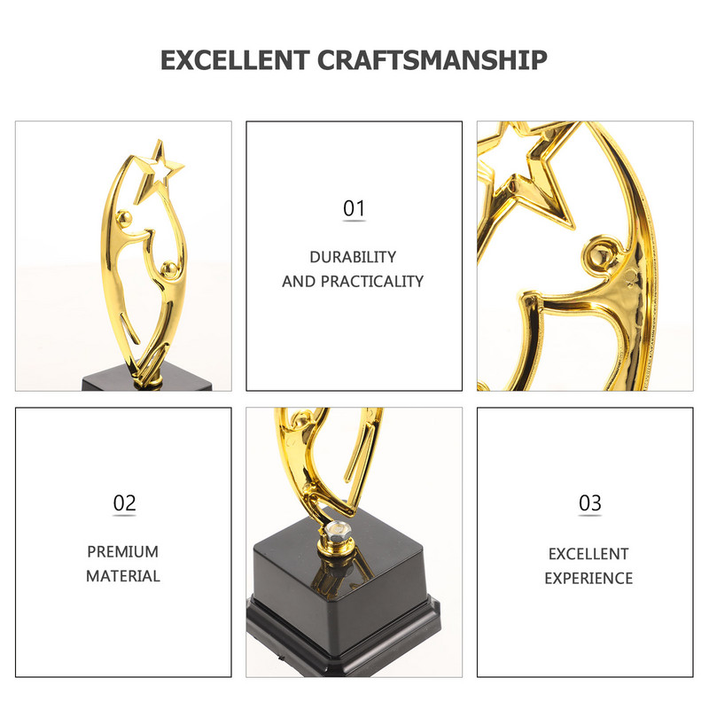 Trofejas balvas Bērni Trofejas Medaļas Balvas Ballīte Futbols Kausa Uzvarētāju Kauss Goldmini Ballet Studentu korporatīvās dejas