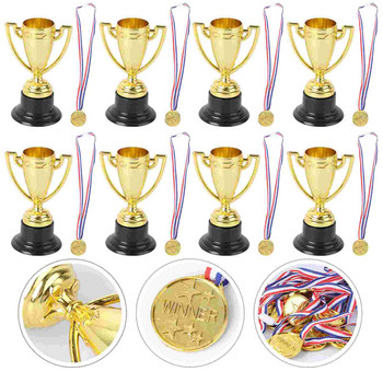 12 τμχ Βραβείο Παιδιού Κύπελλο Μετάλλια Παιδικά Πλαστικά Βραβείο Τρόπαιο Παιδικά Παιχνίδια Ποδοσφαίρου Μετάλλιο Μίνι Παιχνιδιού Ποδοσφαίρου