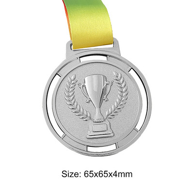 6,5 cm paelarihm Võitja medalid tsingisulamist spordivõistluse auhind Paelarihm Võistlusmedal Auhind
