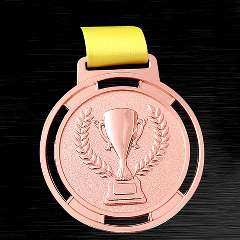 6,5 cm paelarihm Võitja medalid tsingisulamist spordivõistluse auhind Paelarihm Võistlusmedal Auhind