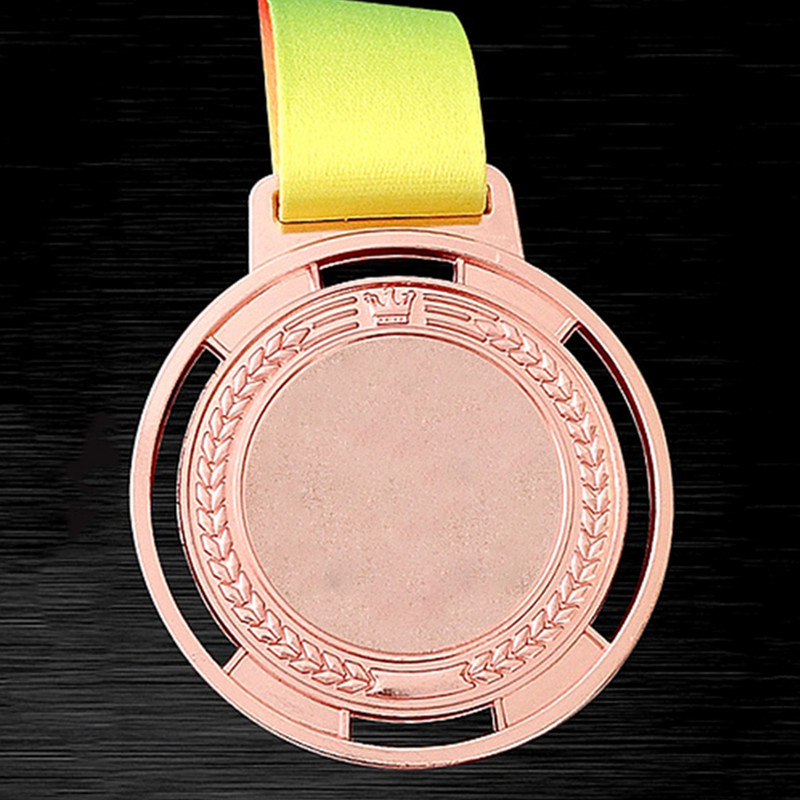 6,5 cm paelarihm Võitja medalid tsingisulamist spordivõistluse auhind Paelarihm Võistlusmedal Auhind