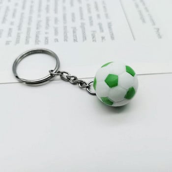 2 см футбол баскетбол футбол ръгби ключодържател чанта висулка топка украшение ключ аксесоар