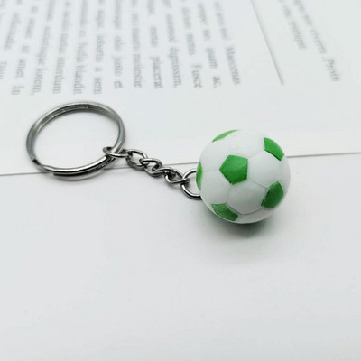 2cm jalgpall korvpall jalgpall ragbi võtmehoidja kott ripats palli ornament võtme lisavarustus