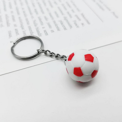 2cm jalgpall korvpall jalgpall ragbi võtmehoidja kott ripats palli ornament võtme lisavarustus