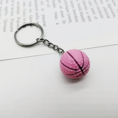 2cm jalgpall korvpall jalgpall ragbi võtmehoidja kott ripats palli ornament võtme lisavarustus
