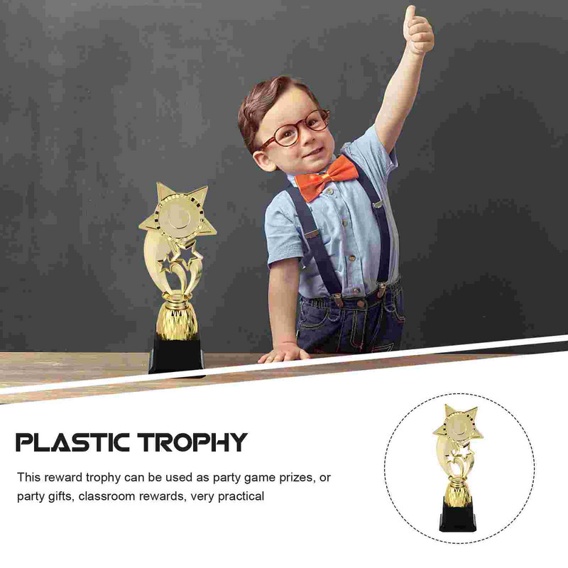 Mängu trofee karikad Lapsed lauaarvuti staaride trofeepeo soosib trofeed Minikooli preemiad trofeed plastist auhind trofee karikad laps