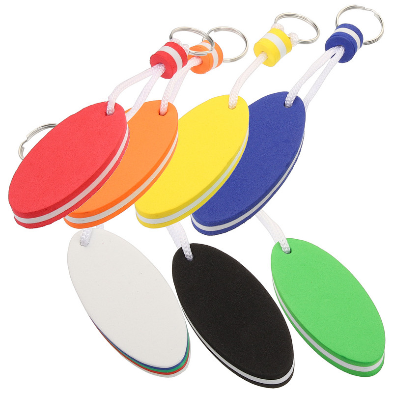 7 db Sportajándék Szörfdeszka Medál Kulcstartó Vízisport Lebegő Kulcstartó Tároló