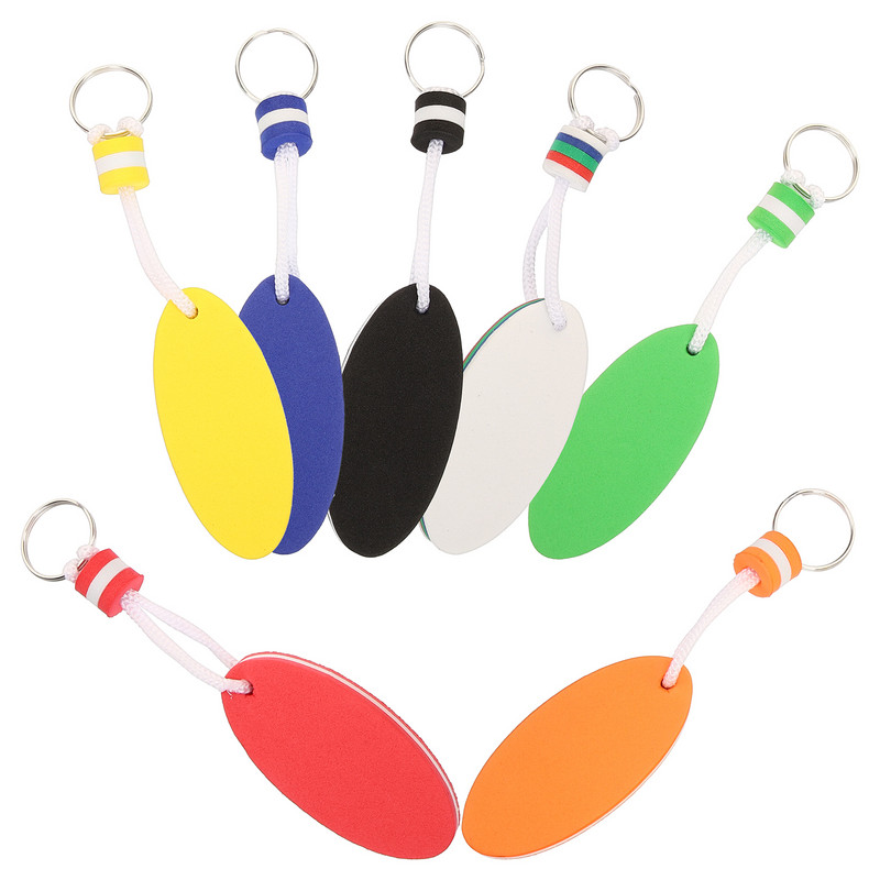 7 db Sportajándék Szörfdeszka Medál Kulcstartó Vízisport Lebegő Kulcstartó Tároló