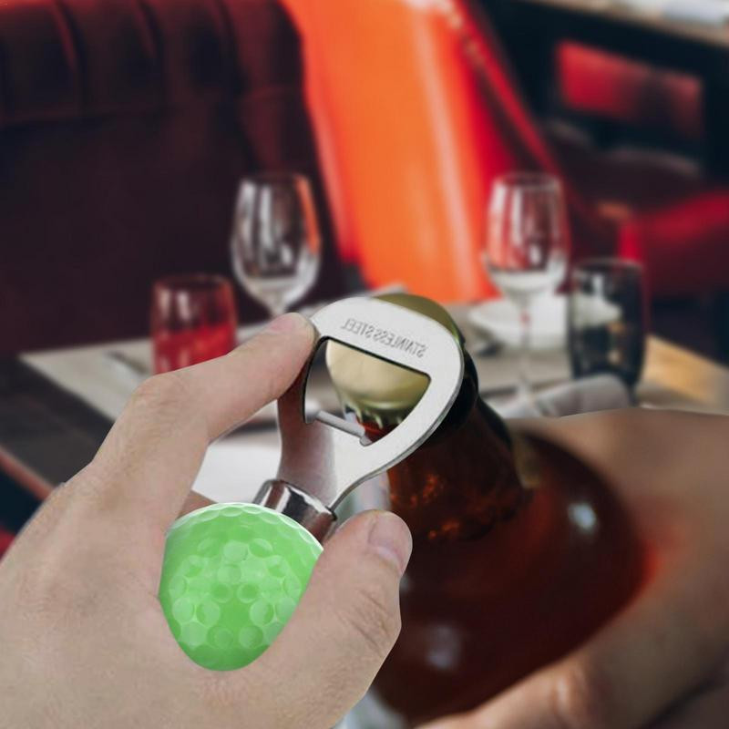 Golfi õllepudeliavaja Loominguline golfipalli kujuga õlleavaja Naljakad golfiesemed golfiarmastajatele Isale poiss-sõbrale Meeste veiniriistad