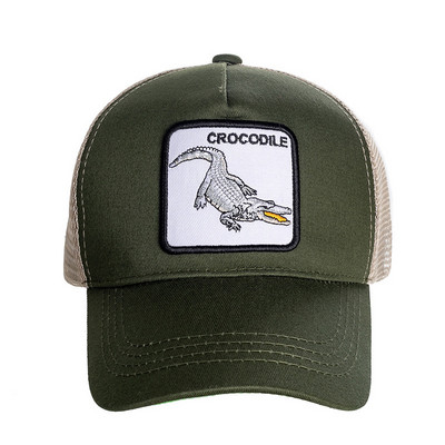 Nauja Animal Black Panther siuvinėta medvilninė beisbolo kepurė, moteriška reguliuojama hiphopo kepurė vasaros orui pralaidi tinklinio beisbolo kepuraitė