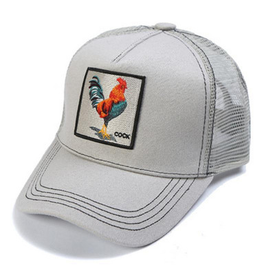 Nauja Animal Black Panther siuvinėta medvilninė beisbolo kepurė, moteriška reguliuojama hiphopo kepurė vasaros orui pralaidi tinklinio beisbolo kepuraitė