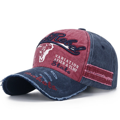 2022-es baseballsapkák női hip-hop sapkák lyukas betűs sapka férfiaknak szabadtéri apa sapka állítható unisex hip hop sapkák gorras csont tónus