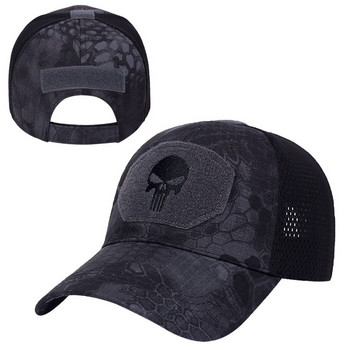 Ανδρικά καπέλα Camo Seals Skull Tactical Baseball για γυναίκες Summer Airsoft Military Outdoor Mesh Cap Sun Visor Καπέλα φορτηγού