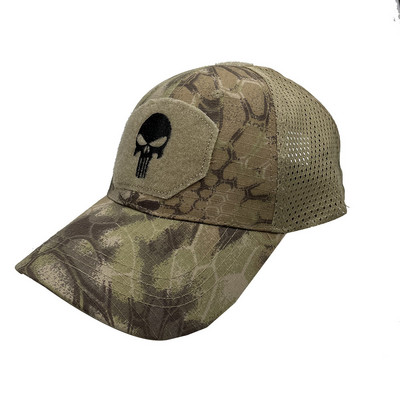 Muške Camo Seals Skull Taktičke bejzbol kape za žene Ljetne Airsoft Vojne Mrežaste Snapback Kape za sunčanje Šeširi za kamione