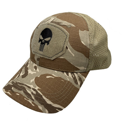 Muške Camo Seals Skull Taktičke bejzbol kape za žene Ljetne Airsoft Vojne Mrežaste Snapback Kape za sunčanje Šeširi za kamione