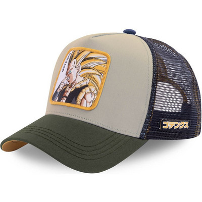 Uus brändi DRAGON BALL animatsioon Kõik stiilid Snapback puuvillane pesapallimüts Mehed, naised, hiphop isa võrkkübar Trucker Hat