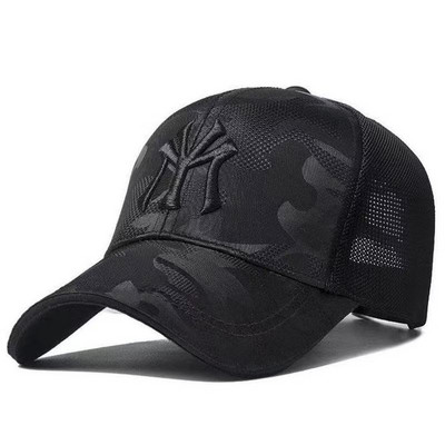 Divatos pamut baseballsapka kültéri taktikai katonai sapkák férfi női fényvédő sapka levél hímzés hip hop dagály snapback sapkák