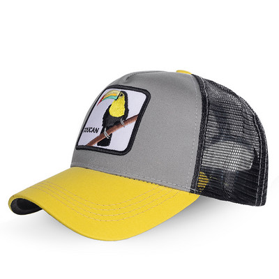 Kiváló minőségű divat állati anime Snapback pamut baseballsapka férfi női hip-hop apa hálós kamionos sapka