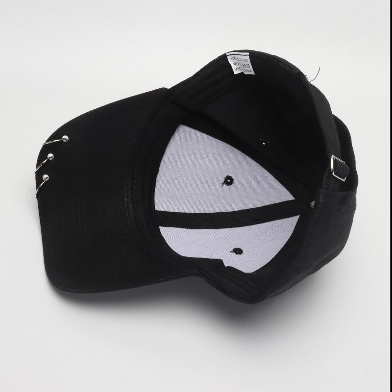 COKK hip-hop női baseballsapka körgyűrűvel Snapback sapka férfiaknak női uniszex apa sapka állítható Kpop koreai stílusú Gorra