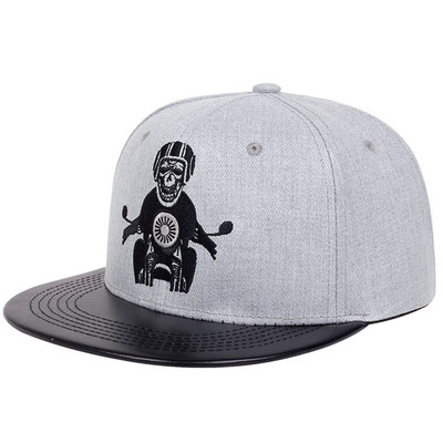 Új divatos baseballsapka Férfi Cool Hip Hop Sapkák Felnőtt Lapos Peak Letter Személyre szabott hímzett snapback sapkák Férfi Női Gorra