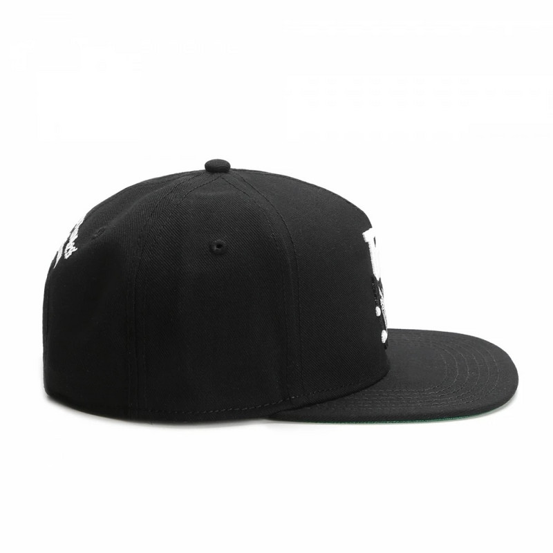 Új divatos baseballsapka Férfi Cool Hip Hop Sapkák Felnőtt Lapos Peak Letter Személyre szabott hímzett snapback sapkák Férfi Női Gorra