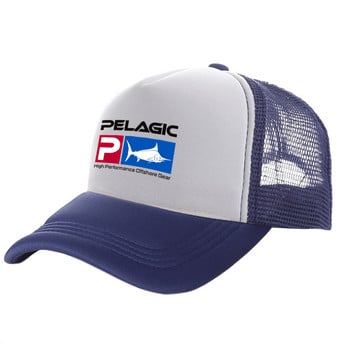 Pelagic Fishing Trucker Cap Men Funny Pelagic Hat Baseball Cap Cool Summer Unisex Mesh Net Caps