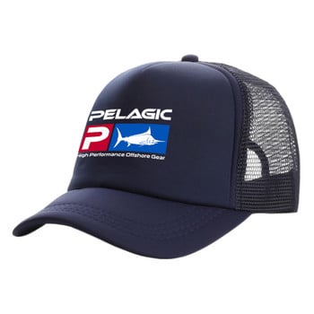 Pelagic Fishing Trucker Cap Men Funny Pelagic Hat Baseball Cap Cool Summer Unisex Mesh Net Caps